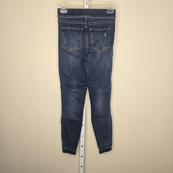 SPANX Women’s Size XS Distressed Skinny Jeans Stretch Medium Wash #20203r - Picture 2 of 12